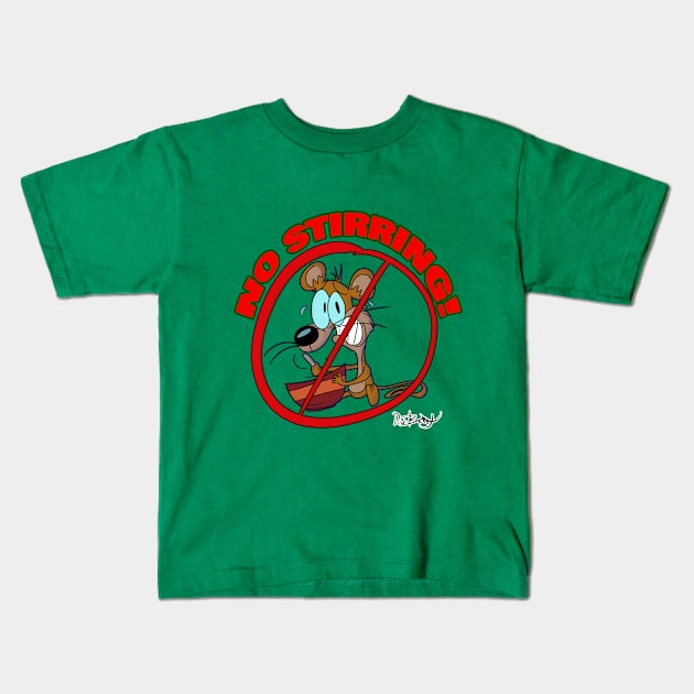 No Stirring! Kids T-Shirt by D.J. Berry